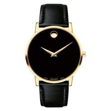 MOVADO 腕時計 SS ブラック文字盤 （針、12時位置ドットゴールド） MOVADO 腕時計 SS ブラック文字盤 （針、12時位置ドットゴールド）