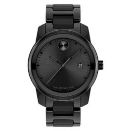 MOVADO メンズ 時計 ステンレススチール 黒 Movado BOLD Black Stainless Steel Quartz Men's Watch 3600047