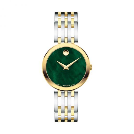 Mahalo1227です✨ Esperanza Green Mother-Of-Pearl Museum With Concave Dot Stainless